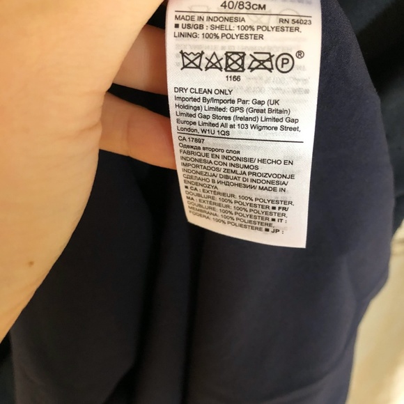 BANANA REPUBLIC Navy Flutter Sleeve Dress - Picture 10 of 10